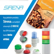 Kupte produkty Sirena a získejte kešu ořechy