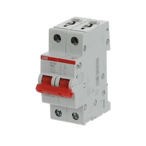 SD202/40; 2 pólový odpínač; In: 40A; pro 253V AC/60V DC; dle IEC/EN 60947-3 1