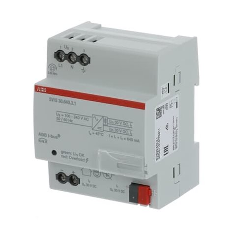 SV/S30.640.3.1 Řadový napájecí zdroj, 640 mA 3