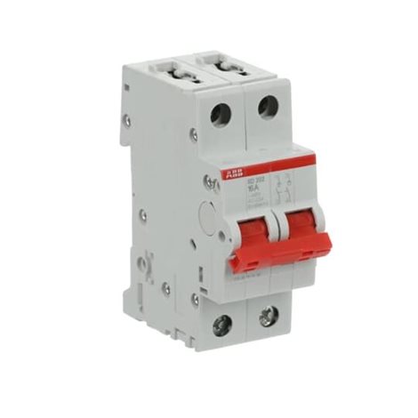 SD202/16; 2 pólový odpínač; In: 16A; pro 253V AC/60V DC; dle IEC/EN 60947-3 1