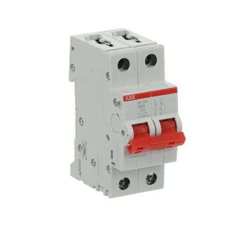 SD202/32; 2 pólový odpínač; In: 32A; pro 253V AC/60V DC; dle IEC/EN 60947-3 2