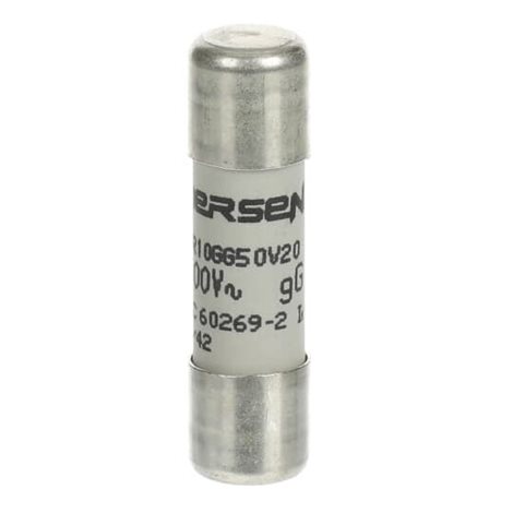 E9F10 gG20 Válcová pojistka E9F10; In: 20A; 10,3x38mm; charakteristika: gG 2