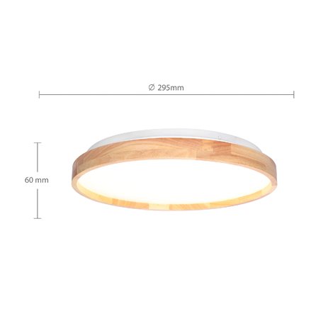 8592718041311 BG1622 LED Stropní svítidlo ALSON LED/24W/230V dub 7