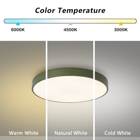 8592957174771 BG3717 LED Stropní svítidlo POOL LED/36W/230V 3000/4000/6000K 30 cm zelená 4