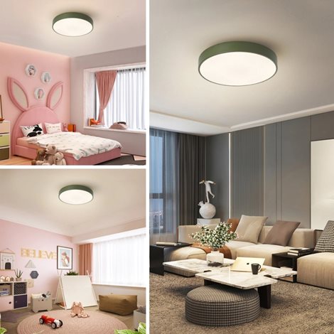 8592957174771 BG3717 LED Stropní svítidlo POOL LED/36W/230V 3000/4000/6000K 30 cm zelená 9