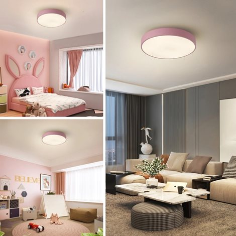 8592957174788 BG3718 LED Stropní svítidlo POOL LED/36W/230V 3000/4000/6000K 30 cm růžová 10