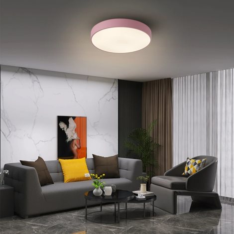 8592957174788 BG3718 LED Stropní svítidlo POOL LED/36W/230V 3000/4000/6000K 30 cm růžová 13