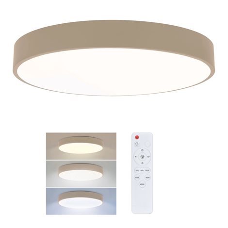8592718046583 BG4056 LED Stmívat. stropní svítidlo POOL LED/36W/230V pr. 30 cm béžová + DO 1