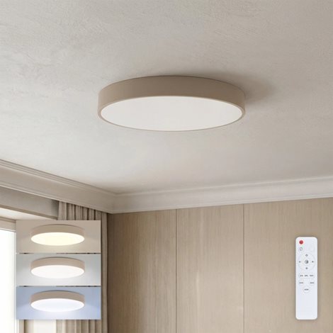 8592718046583 BG4056 LED Stmívat. stropní svítidlo POOL LED/36W/230V pr. 30 cm béžová + DO 3
