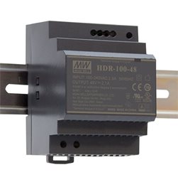 HDR-100-12N zdroj na DIN lištu 12V (nast.12-13,8V) DC 7,5A 90W
