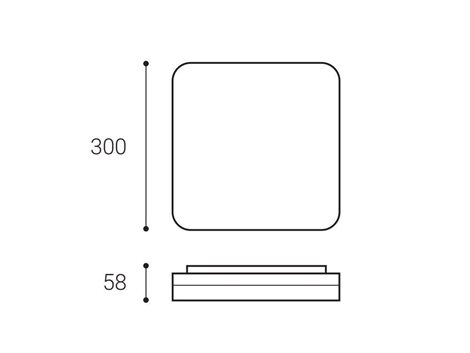 LED2 1230851 SQUARE II 30 25W 3CCT 3
