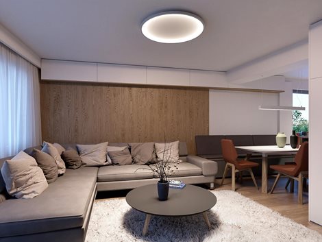 LED2 1273153 BELLA SLIM 58, B 48W 2CCT 3000K/4000K 4