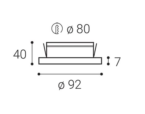 LED2 2050131 STATIC 7W 3000K 5