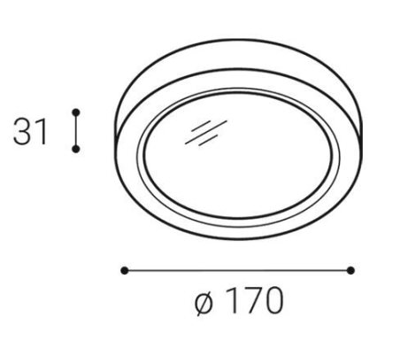 LED2 2190741 EASY-R ON, M 12W 4000K 6