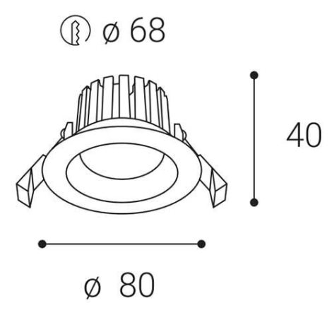 LED2 2231531 MAX 1, W 8W 3000K 3