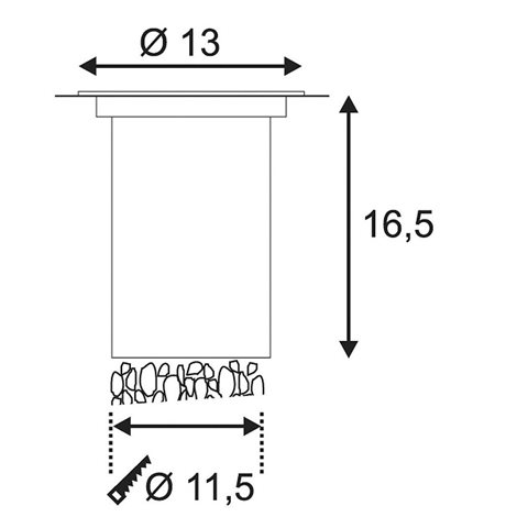229320 Svítidlo zápustné 230V GU10 35W IP67 3