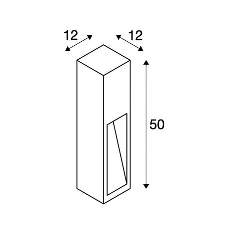 229410 Svítidlo venkovní 1x11W E27 230V IP44 50cm 5