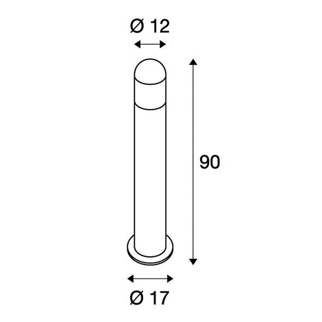 231475 C-POL bollard light,anthracite, E27, max. 24W,IP54 3