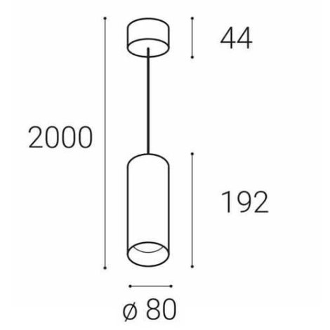 LED2 3251433D LUKY Z, B DALI/PUSH DIM 20W 3000K 4