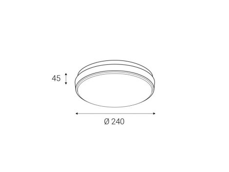 LED2 5130734 LUNA L, A 20W 3000K 6