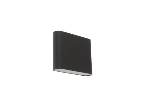 FLAT S, A Svítidlo nástěnné 6W, 300lm, 3000K, IP54, antracit 1