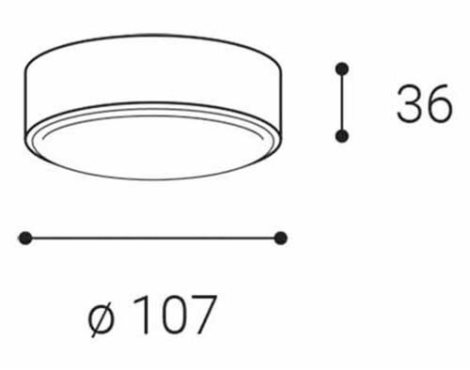 LED2 5131734 ROLO, A 6W 3000K 5