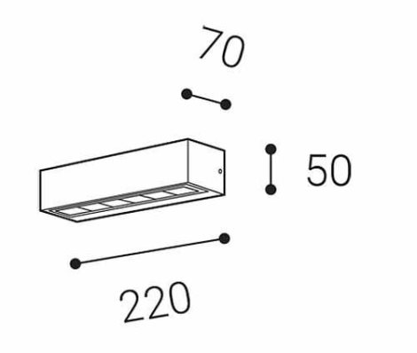 LED2 5131834 BENO 1, A 7W 3000K 4