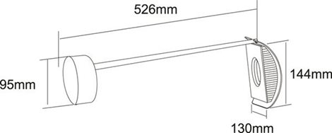 688020 KapegoLED Displayleuchte, Atis II, inklusive Leuchtmittel, Warmweiß, Weiß, 220-240V 6