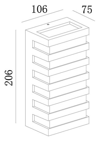 930374 Deko-Light kryt pro svítidla Grumium hranaté III 3