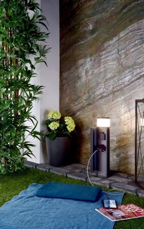 Deko-Light sloupek se zásuvkami 4,8 W, 3000K, 150lm, 230V, tmavě šedá 7