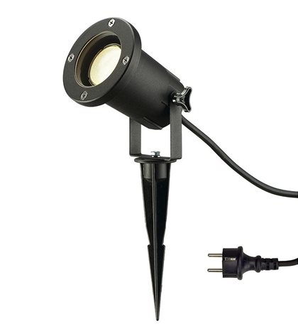 227410 Venkovní svítidlo NAUTILUS s bodcem XL černá 230V GU10 11W 180° 1