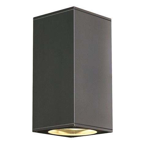 229575 BIG THEO UP/DOWN OUT walllight , square, anthracite,ES111, max. 2x75W 1