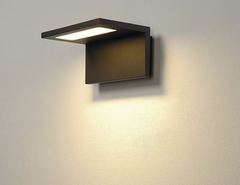 231355 ANGOLUX nástenná antracitová 230V/80mA LED 6W 2