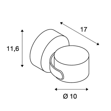 231515 Venkovní svítidlo SITRA 360 WL antracit 230V GX53 9W 90° IP44 2