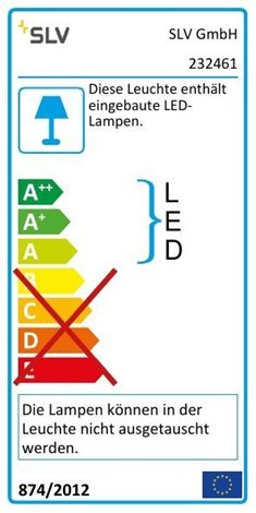 232461 QUAD 1 wall light, square,white, LED, 1x3W, 3000K, IP44 3