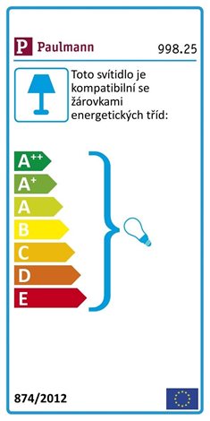998.25 Svítidlo s klipsem 1x40W E14 NR50 230V nerez 2