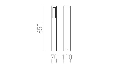 R10441 TREEZA 65 stojanová antracitová 230V E27 26W IP54 3