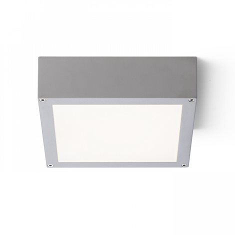 R10552 Svítidlo stropní stříbrnošedá 230V SMD LED 9.8W IP54 3000K 2