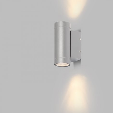 R10553 MIZZI II stříbrnošedá 230V GU10 2x35W IP54 4
