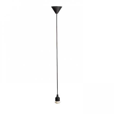 R10625 Svítidlo závěsné LiSA 1x60W, E27, černá barva, textil/plast 1
