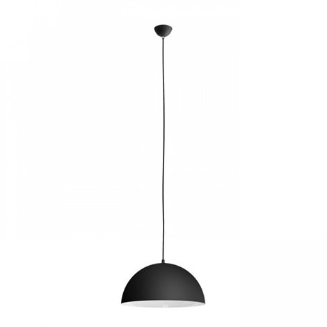 R11701 MONROE 40 závěsná matná černá/bílá 230V E27 42W 1