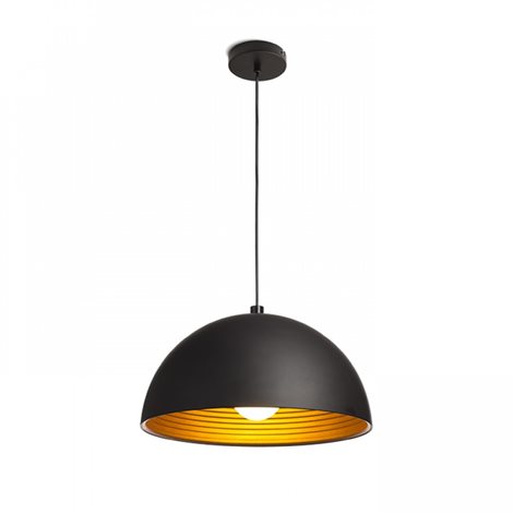 R11766 CARISSIMA 40 závěsná černá/zlatá 230V E27 42W 1
