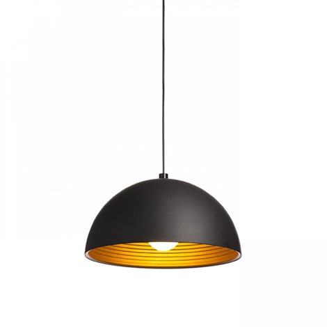 R11766 CARISSIMA 40 závěsná černá/zlatá 230V E27 42W 3