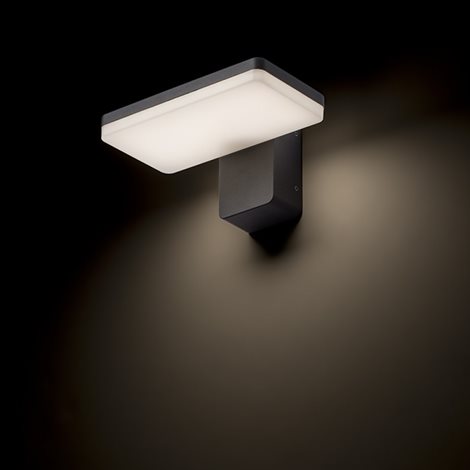 R11947 RINA nástěnná antracitová 230V LED 12W IP65 3000K 5