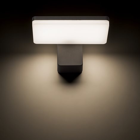 R11947 RINA nástěnná antracitová 230V LED 12W IP65 3000K 6