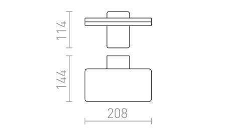 R11947 RINA nástěnná antracitová 230V LED 12W IP65 3000K 8