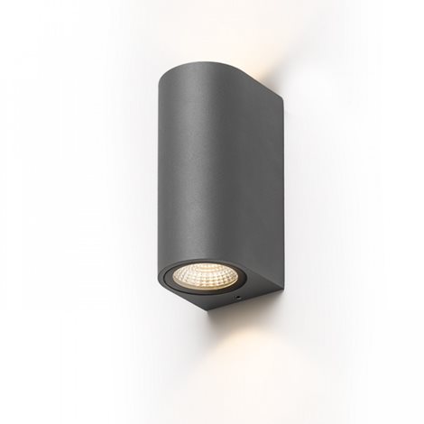 R12022 ZACK II antracitová 230V LED 2x3W IP54 3000K 2