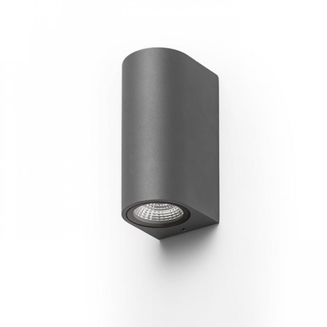 R12022 ZACK II antracitová 230V LED 2x3W IP54 3000K 1