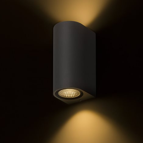 R12022 ZACK II antracitová 230V LED 2x3W IP54 3000K 6
