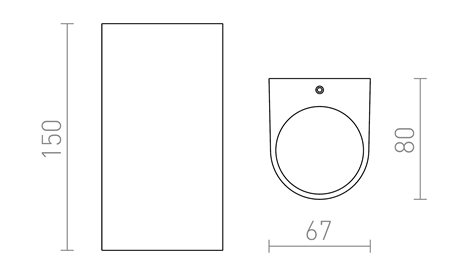 R12022 ZACK II antracitová 230V LED 2x3W IP54 3000K 9